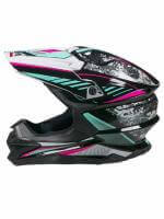 AiM Шлем кроссовый JK803 Multicolor Black/Blue в Москве